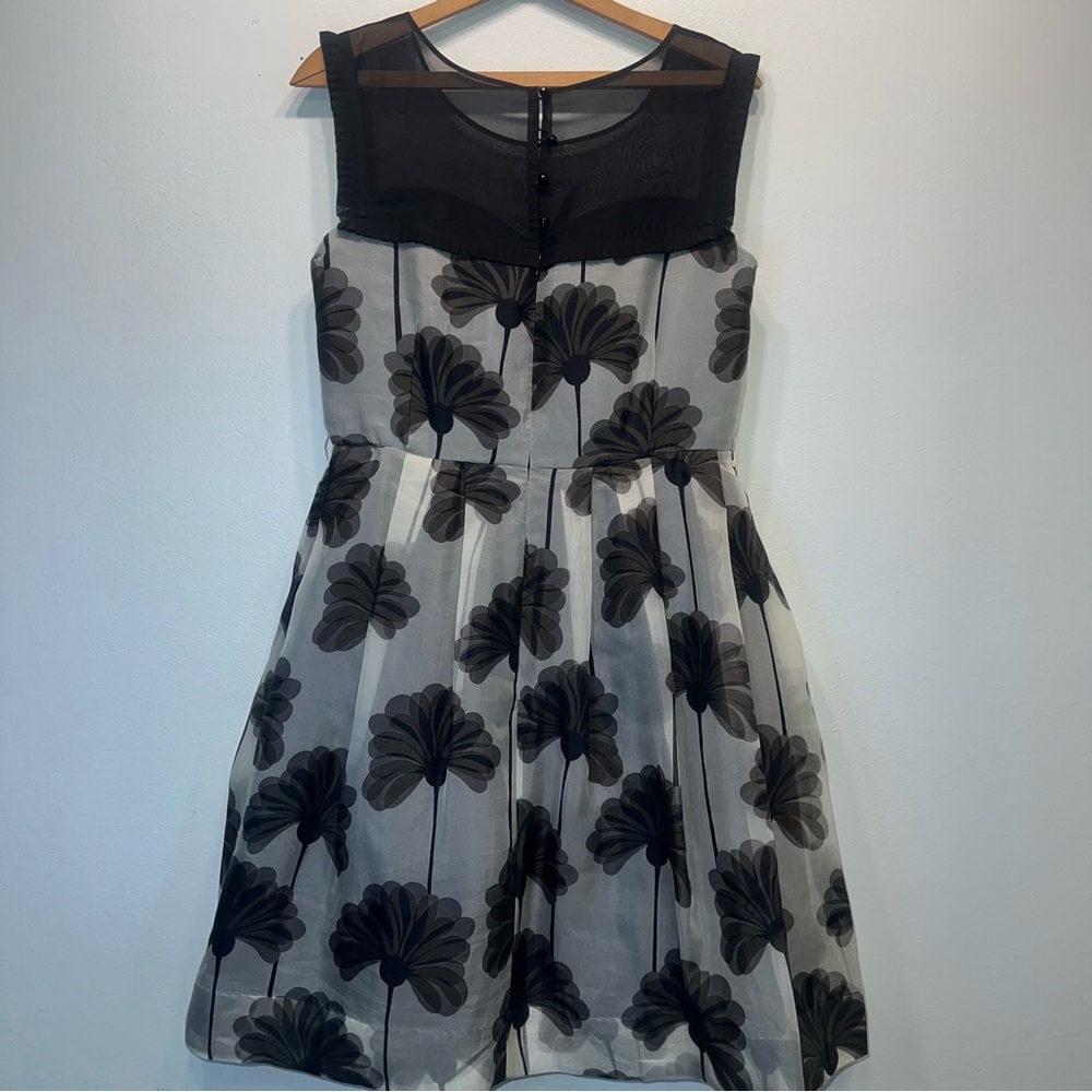 Anthropology Cleora Dress Orla Kiely Silk Size 10 - Picture 5 of 8